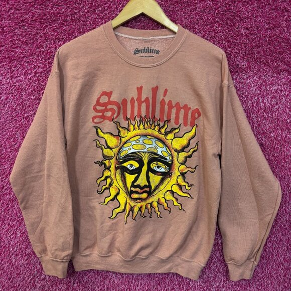 Sublime 40 oz to Freedom Sun Ska Band Crewneck Sweater Small - Picture 1 of 4